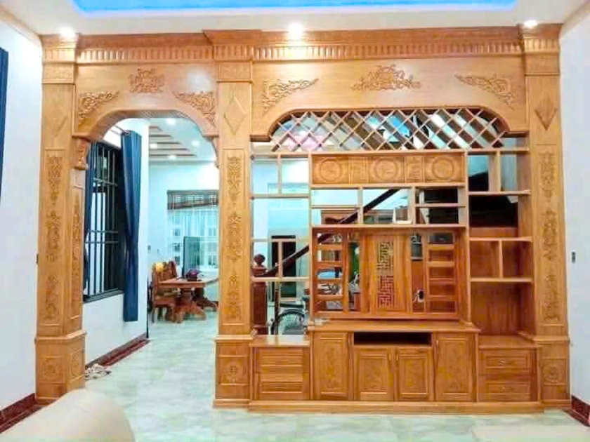 Kệ tivi Quảng Ngãi bằng gỗ tự nhiên (3)