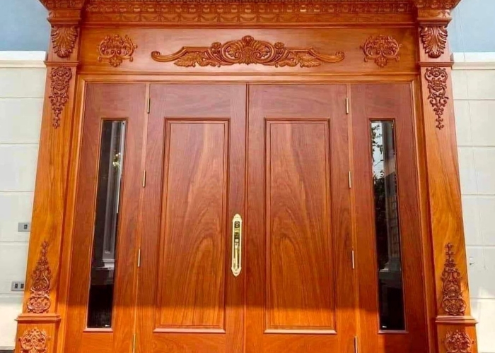 Cửa gỗ tự nhiên tại Quảng Ngãi