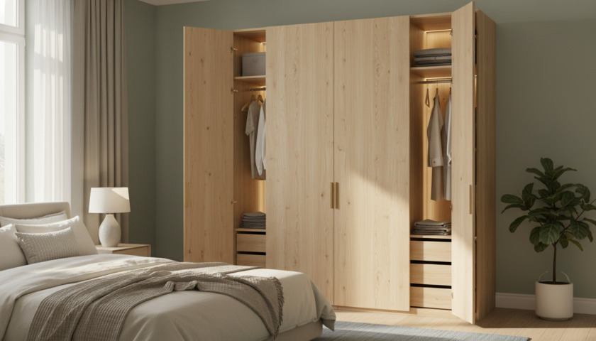 Tủ gỗ tự nhiên Thi công tủ gỗ tự nhiên tại Quảng Ngãi